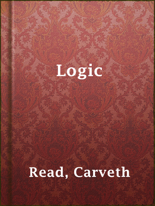 Title details for Logic by Carveth Read - Available